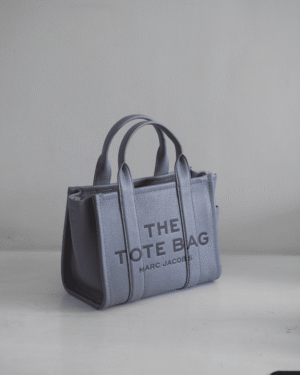 MJ Mini Traveler Tote Bag WolfGrey Leather