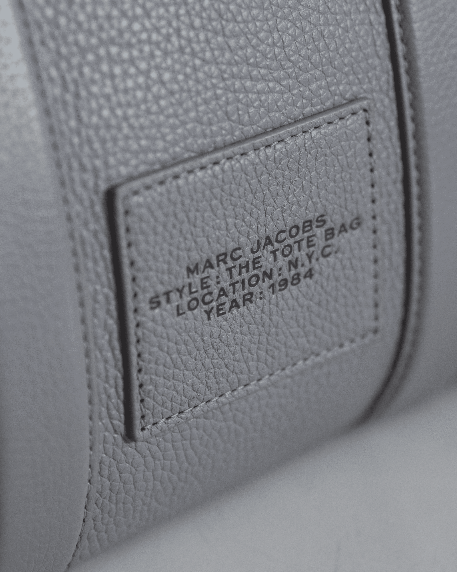 MJ Mini Traveler Tote Bag WolfGrey Leather - Gambar 6