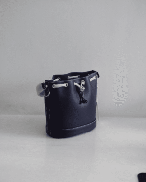 TB T Monogram Bucket Bag Midnight Navy