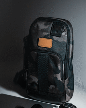 Tumi Fife Slim Bag Camo Black Tan
