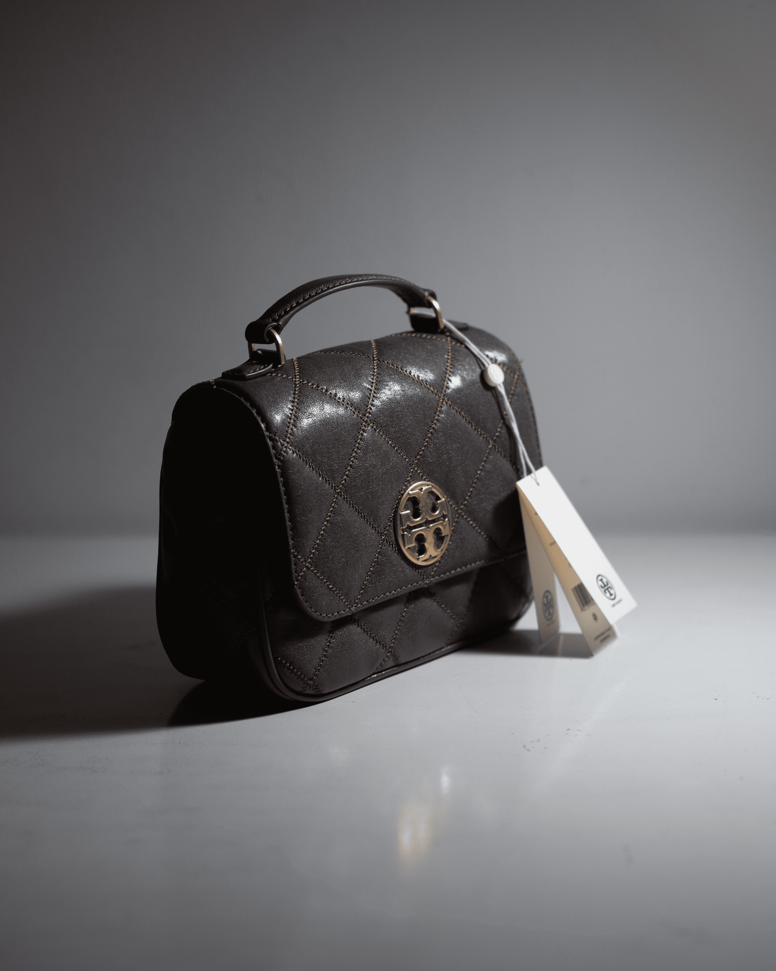 TB Willa Mini Top Handle Volcanic Stone